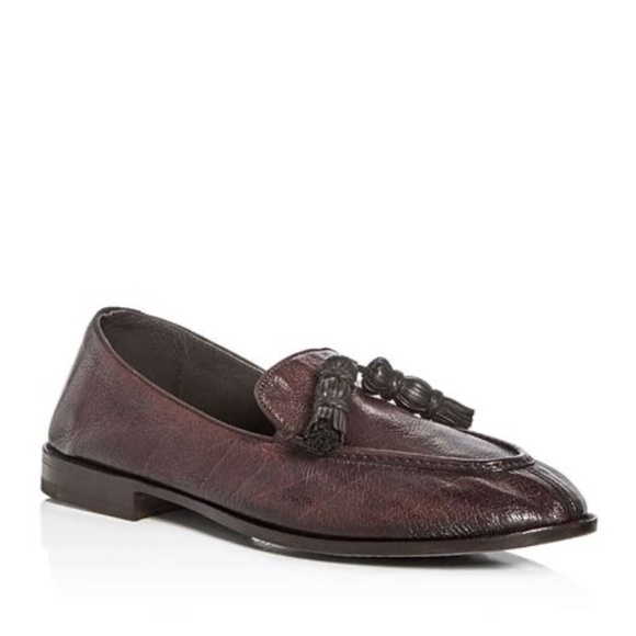 Alberto Fasciani Rafael Tassel Loafers Size 44 Brown Leather Made in Italy - Picture 1 of 12